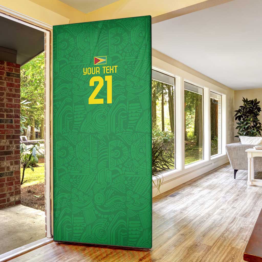 Golden Jaguars Fan Pride Custom Door Cover Support Green Gold and Glory - Wonder Print Shop