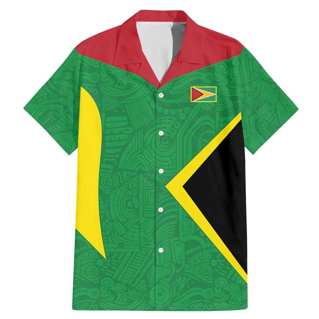 Golden Jaguars Fan Pride Custom Family Matching Mermaid Dress and Hawaiian Shirt Support Green Gold and Glory - Wonder Print Shop