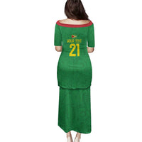 Golden Jaguars Fan Pride Custom Family Matching Puletasi and Hawaiian Shirt Support Green Gold and Glory - Wonder Print Shop