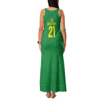 Golden Jaguars Fan Pride Custom Family Matching Tank Maxi Dress and Hawaiian Shirt Support Green Gold and Glory - Wonder Print Shop