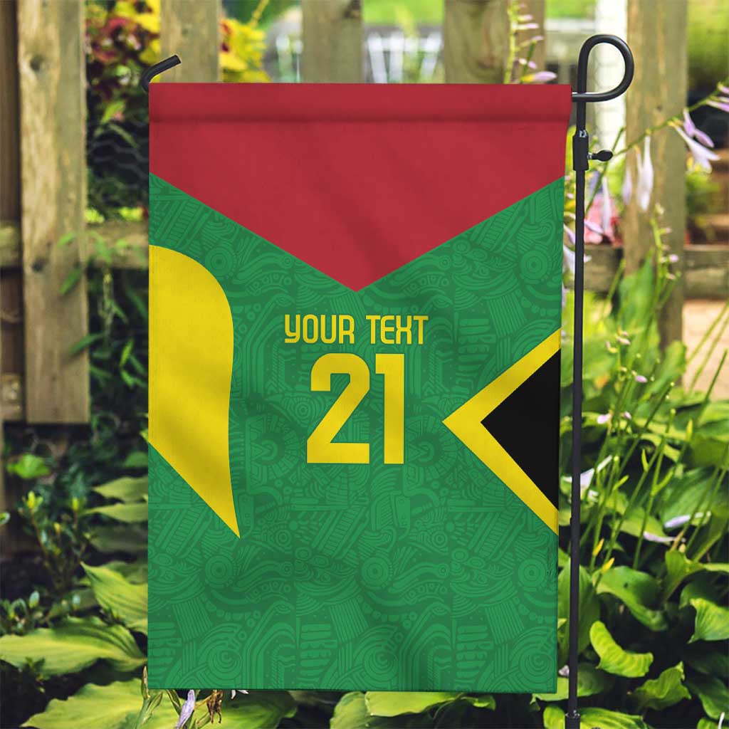 Golden Jaguars Fan Pride Custom Garden Flag Support Green Gold and Glory - Wonder Print Shop