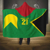 Golden Jaguars Fan Pride Custom Hooded Blanket Support Green Gold and Glory - Wonder Print Shop