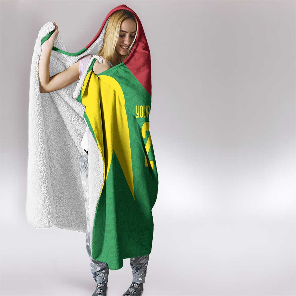 Golden Jaguars Fan Pride Custom Hooded Blanket Support Green Gold and Glory - Wonder Print Shop