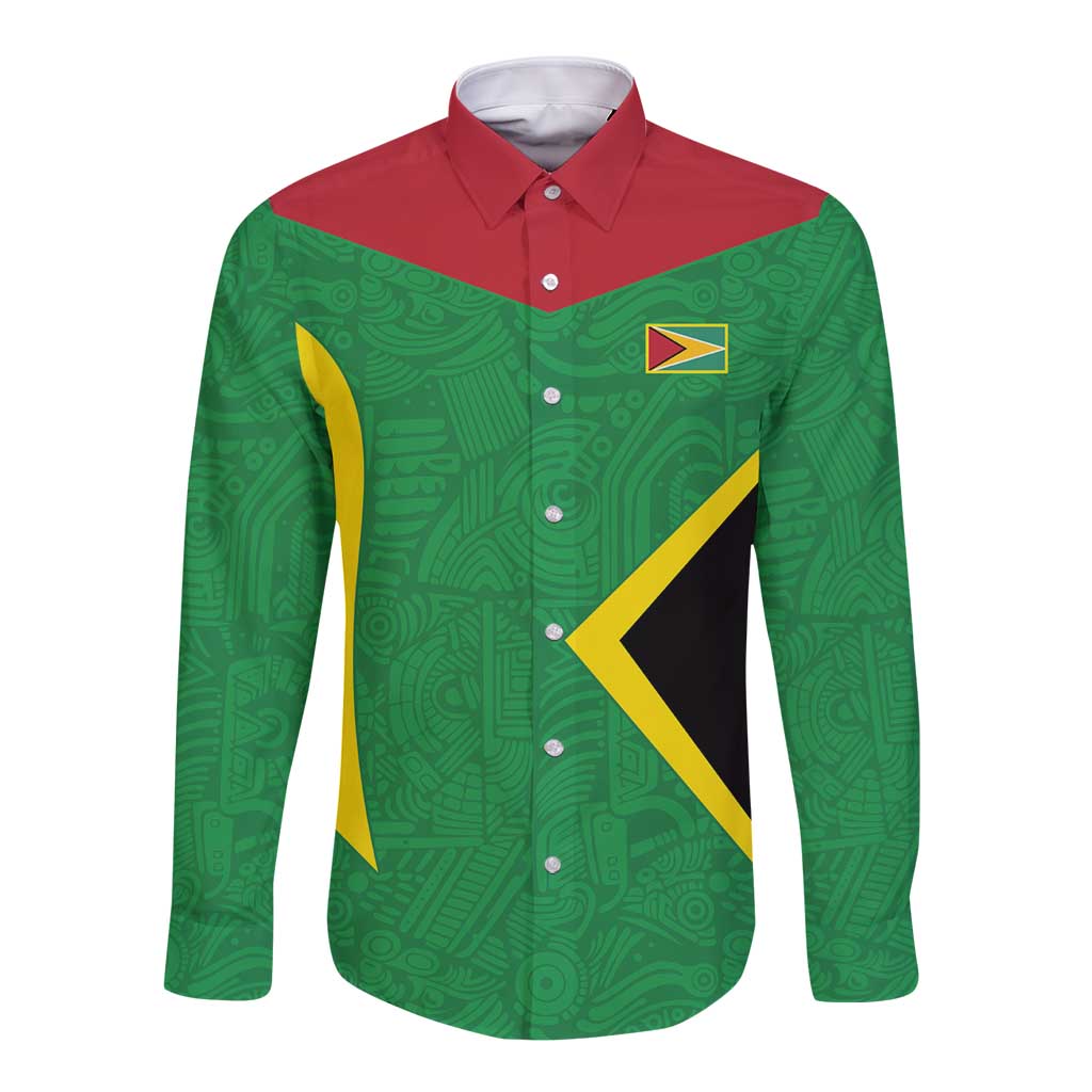 Golden Jaguars Fan Pride Custom Long Sleeve Button Shirt Support Green Gold and Glory - Wonder Print Shop