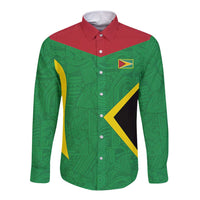 Golden Jaguars Fan Pride Custom Long Sleeve Button Shirt Support Green Gold and Glory - Wonder Print Shop