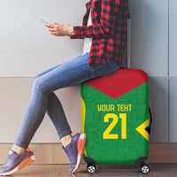 Golden Jaguars Fan Pride Custom Luggage Cover Support Green Gold and Glory - Wonder Print Shop