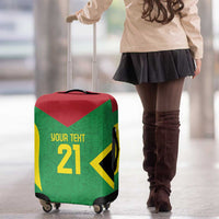 Golden Jaguars Fan Pride Custom Luggage Cover Support Green Gold and Glory - Wonder Print Shop