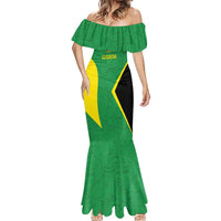 Golden Jaguars Fan Pride Custom Mermaid Dress Support Green Gold and Glory - Wonder Print Shop