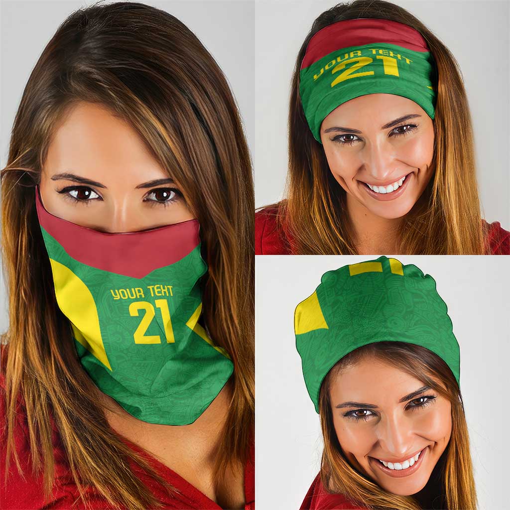 Golden Jaguars Fan Pride Custom Neck Gaiter Support Green Gold and Glory - Wonder Print Shop