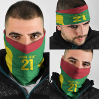 Golden Jaguars Fan Pride Custom Neck Gaiter Support Green Gold and Glory - Wonder Print Shop