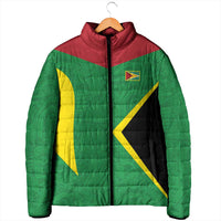 Golden Jaguars Fan Pride Custom Padded Jacket Support Green Gold and Glory - Wonder Print Shop