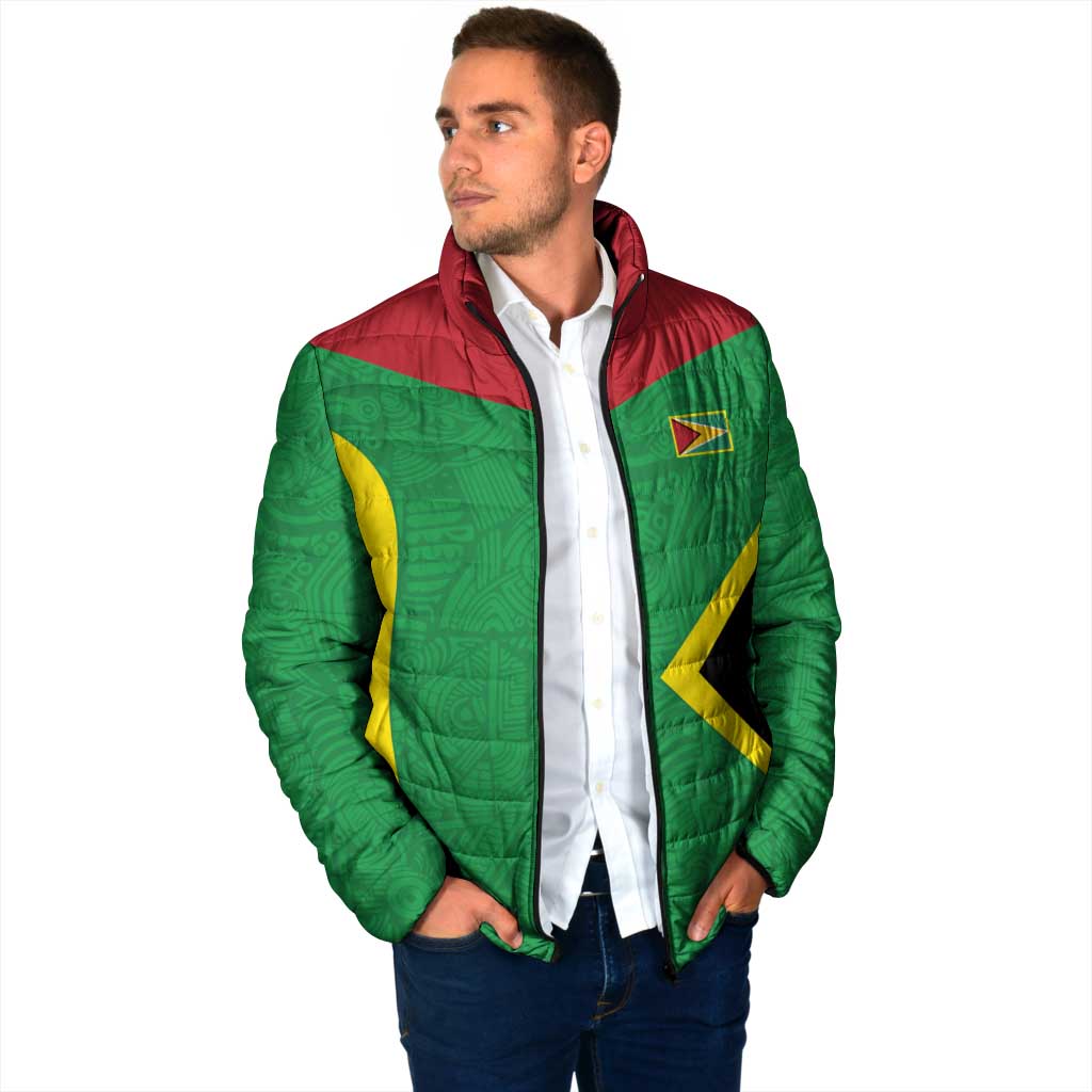 Golden Jaguars Fan Pride Custom Padded Jacket Support Green Gold and Glory - Wonder Print Shop