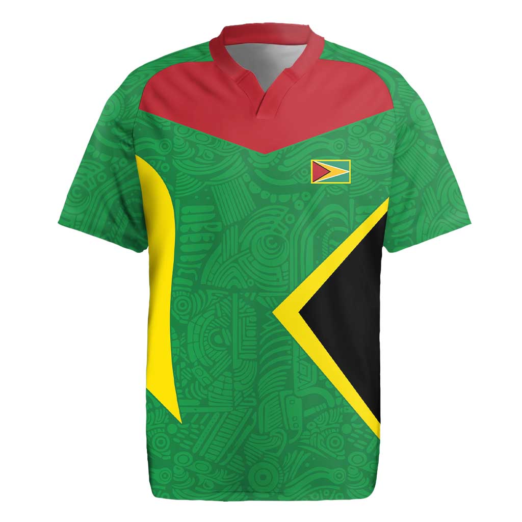 Golden Jaguars Fan Pride Custom Rugby Jersey Support Green Gold and Glory - Wonder Print Shop