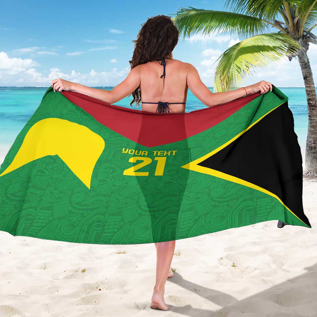 Golden Jaguars Fan Pride Custom Sarong Support Green Gold and Glory - Wonder Print Shop