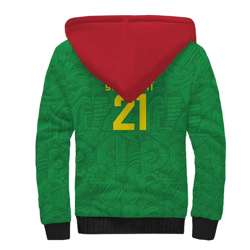 Golden Jaguars Fan Pride Custom Sherpa Hoodie Support Green Gold and Glory - Wonder Print Shop