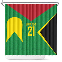 Golden Jaguars Fan Pride Custom Shower Curtain Support Green Gold and Glory - Wonder Print Shop