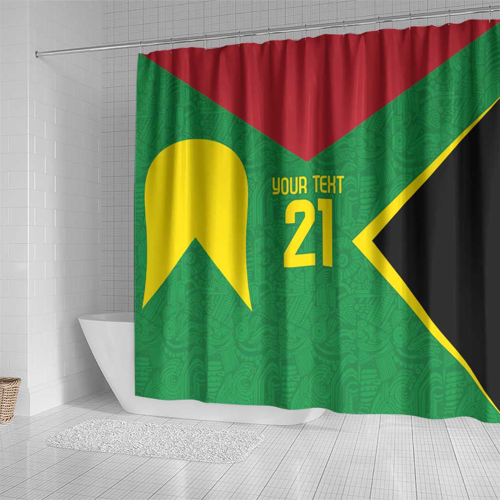 Golden Jaguars Fan Pride Custom Shower Curtain Support Green Gold and Glory - Wonder Print Shop
