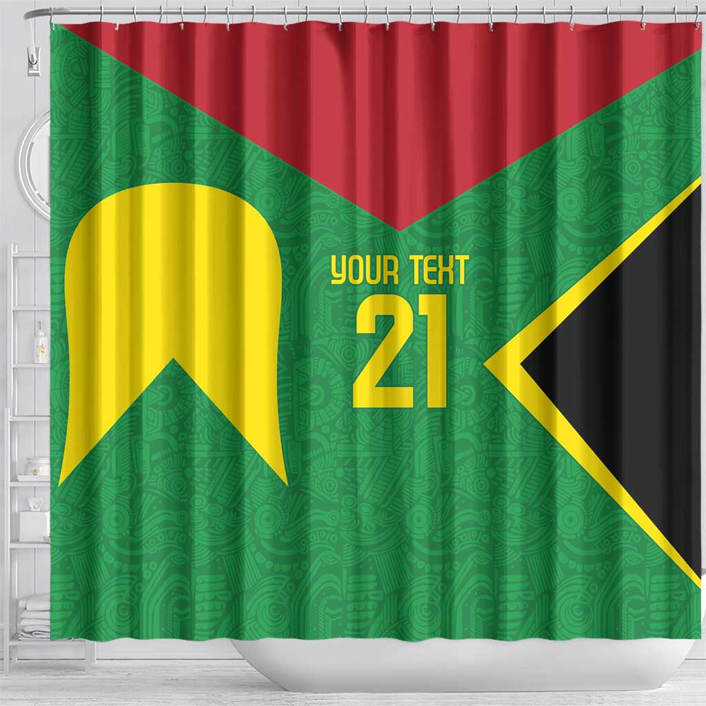 Golden Jaguars Fan Pride Custom Shower Curtain Support Green Gold and Glory - Wonder Print Shop