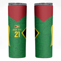 Golden Jaguars Fan Pride Custom Skinny Tumbler Support Green Gold and Glory - Wonder Print Shop
