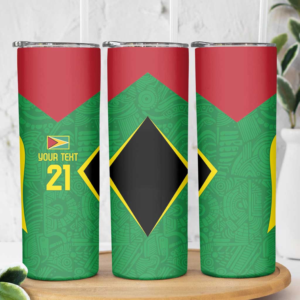 Golden Jaguars Fan Pride Custom Skinny Tumbler Support Green Gold and Glory - Wonder Print Shop