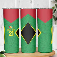 Golden Jaguars Fan Pride Custom Skinny Tumbler Support Green Gold and Glory - Wonder Print Shop
