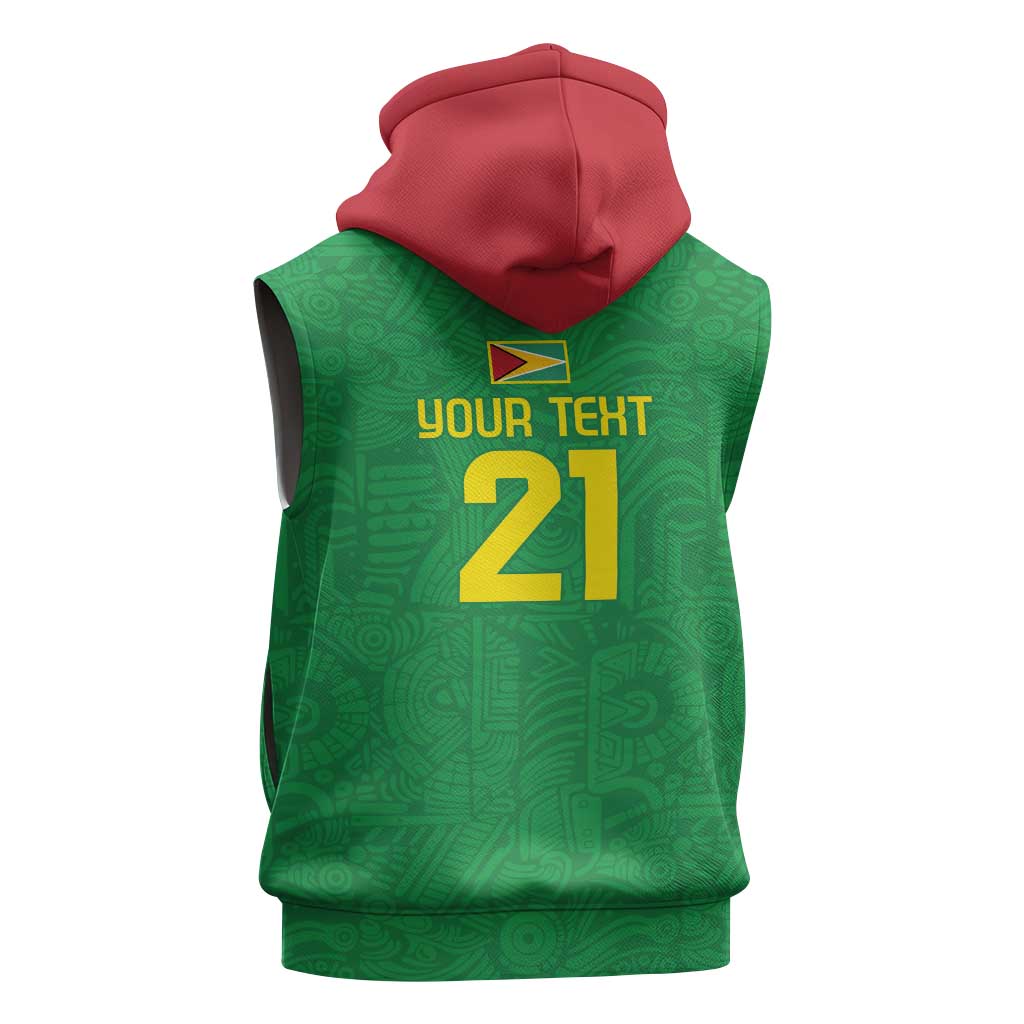 Golden Jaguars Fan Pride Custom Sleeveless Hoodie Support Green Gold and Glory - Wonder Print Shop