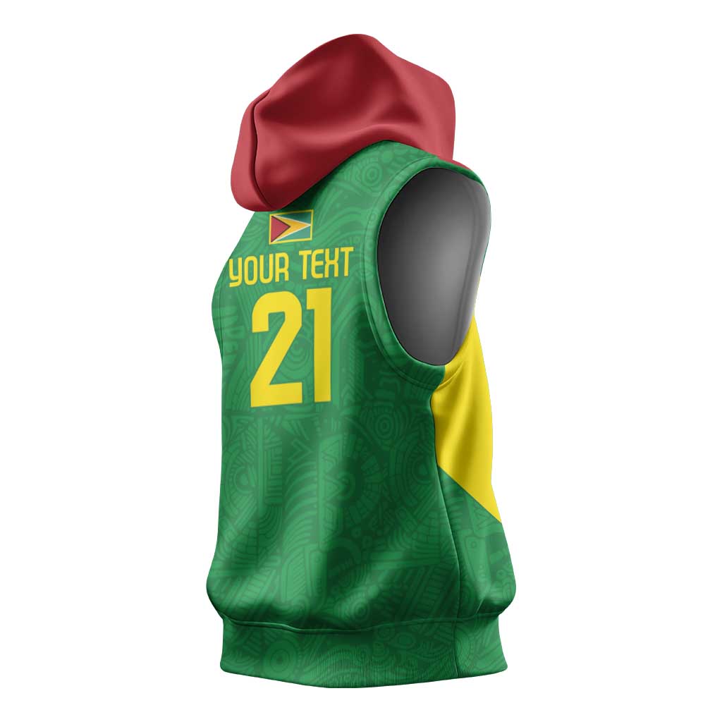 Golden Jaguars Fan Pride Custom Sleeveless Hoodie Support Green Gold and Glory - Wonder Print Shop