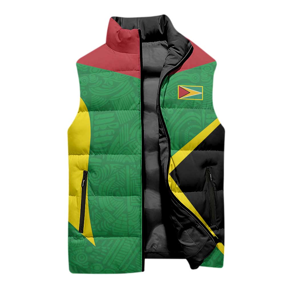 Golden Jaguars Fan Pride Custom Sleeveless Puffer Jacket Support Green Gold and Glory - Wonder Print Shop