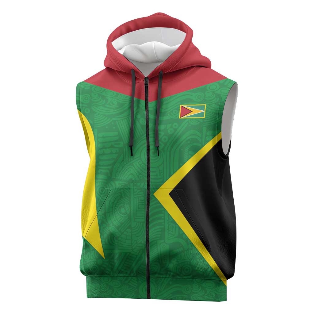 Golden Jaguars Fan Pride Custom Sleeveless Zip Hoodie Support Green Gold and Glory - Wonder Print Shop