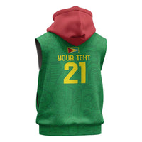 Golden Jaguars Fan Pride Custom Sleeveless Zip Hoodie Support Green Gold and Glory - Wonder Print Shop