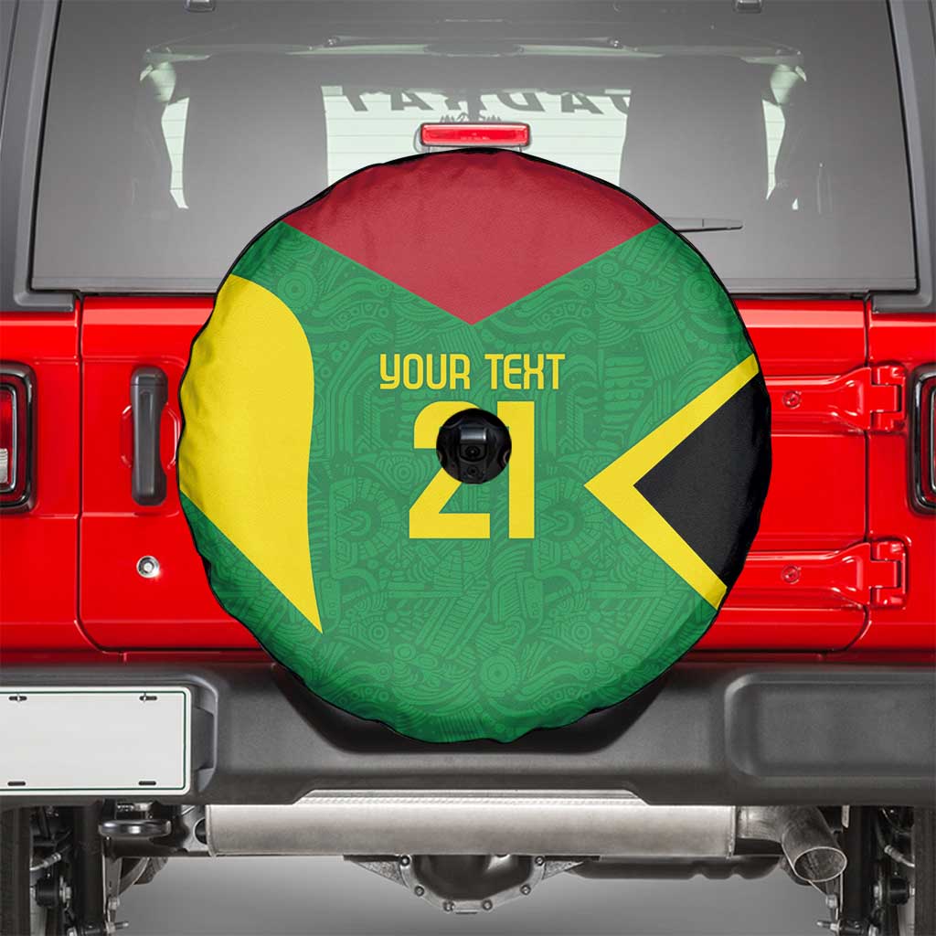 Golden Jaguars Fan Pride Custom Spare Tire Cover Support Green Gold and Glory - Wonder Print Shop