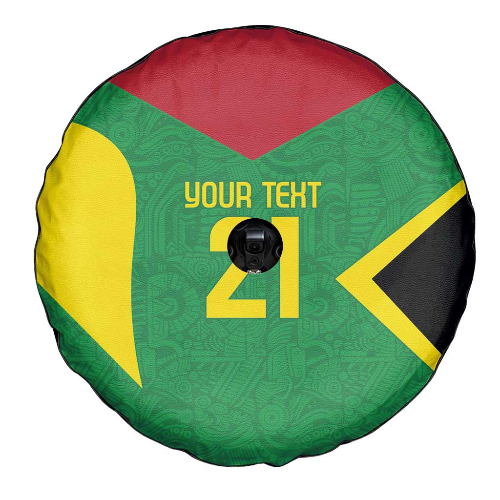 Golden Jaguars Fan Pride Custom Spare Tire Cover Support Green Gold and Glory - Wonder Print Shop