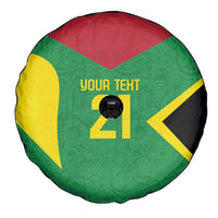 Golden Jaguars Fan Pride Custom Spare Tire Cover Support Green Gold and Glory - Wonder Print Shop