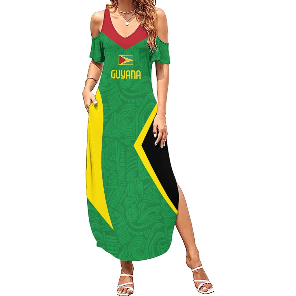 Golden Jaguars Fan Pride Custom Summer Maxi Dress Support Green Gold and Glory - Wonder Print Shop