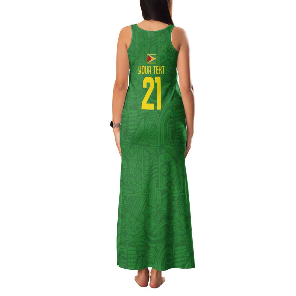 Golden Jaguars Fan Pride Custom Tank Maxi Dress Support Green Gold and Glory - Wonder Print Shop