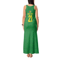Golden Jaguars Fan Pride Custom Tank Maxi Dress Support Green Gold and Glory - Wonder Print Shop