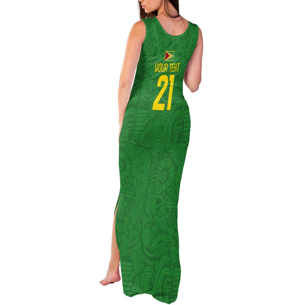 Golden Jaguars Fan Pride Custom Tank Maxi Dress Support Green Gold and Glory - Wonder Print Shop