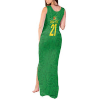 Golden Jaguars Fan Pride Custom Tank Maxi Dress Support Green Gold and Glory - Wonder Print Shop