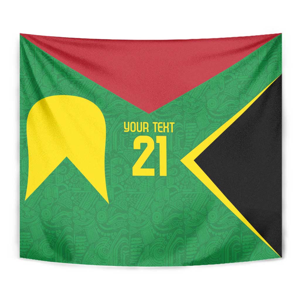 Golden Jaguars Fan Pride Custom Tapestry Support Green Gold and Glory - Wonder Print Shop