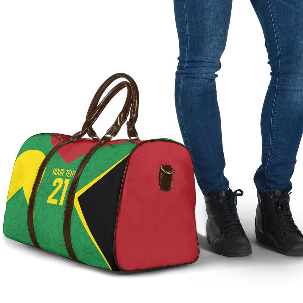 Golden Jaguars Fan Pride Custom Travel Bag Support Green Gold and Glory - Wonder Print Shop