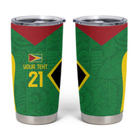 Golden Jaguars Fan Pride Custom Tumbler Cup Support Green Gold and Glory - Wonder Print Shop