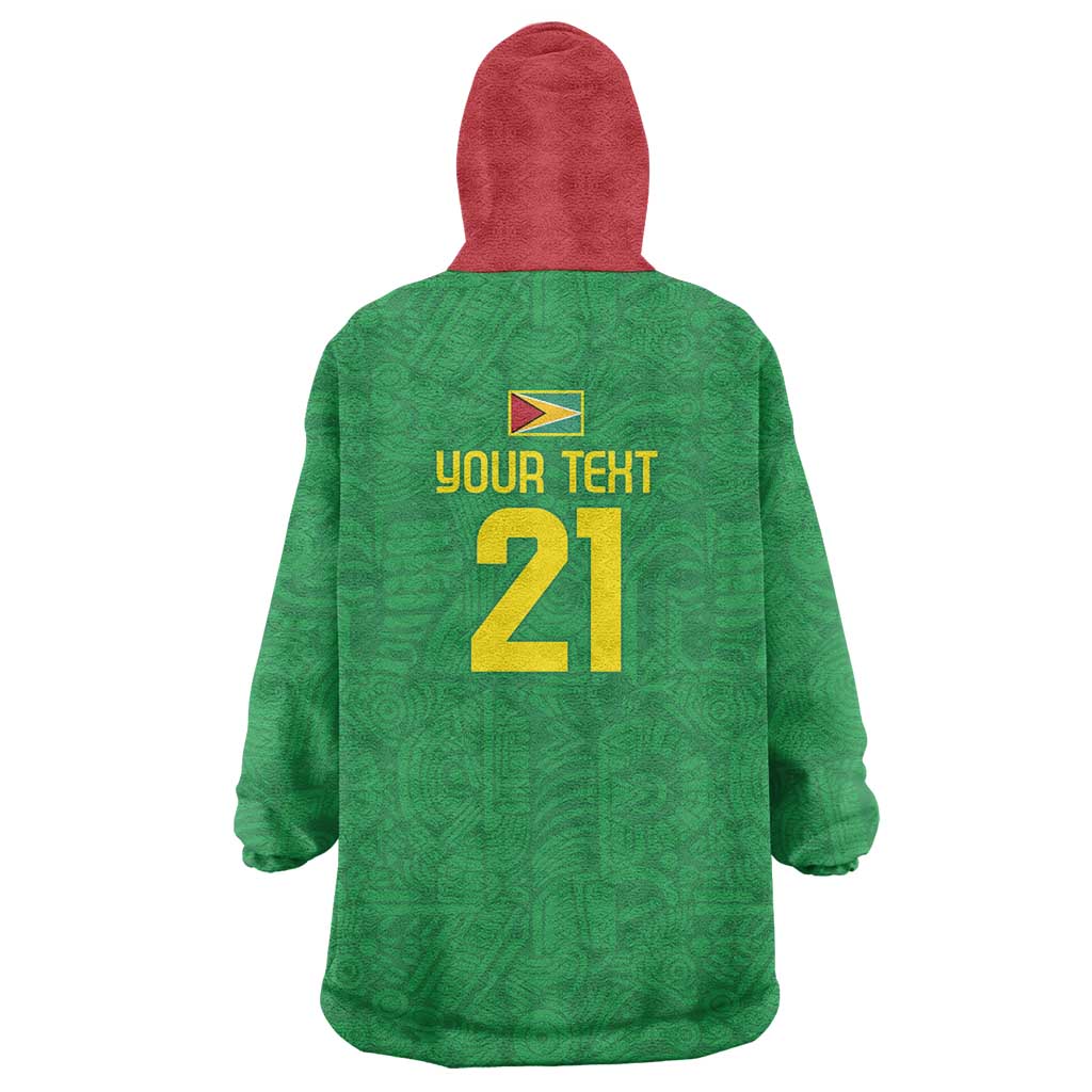 Golden Jaguars Fan Pride Custom Wearable Blanket Hoodie Support Green Gold and Glory - Wonder Print Shop