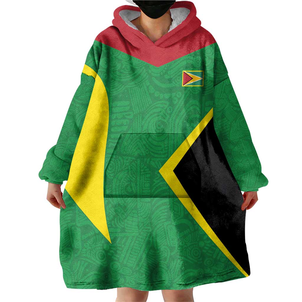 Golden Jaguars Fan Pride Custom Wearable Blanket Hoodie Support Green Gold and Glory - Wonder Print Shop
