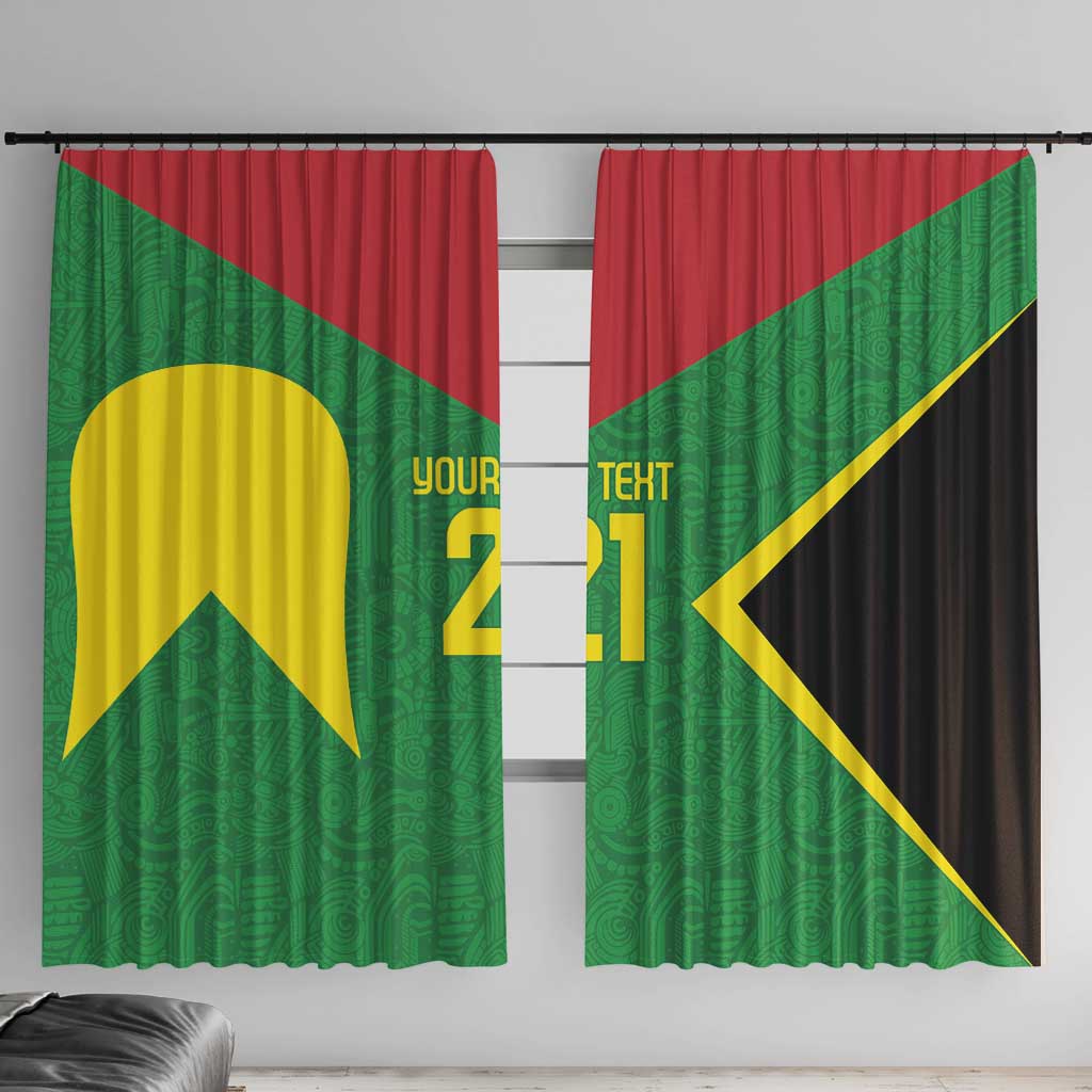 Golden Jaguars Fan Pride Custom Window Curtain Support Green Gold and Glory - Wonder Print Shop
