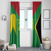 Golden Jaguars Fan Pride Custom Window Curtain Support Green Gold and Glory - Wonder Print Shop