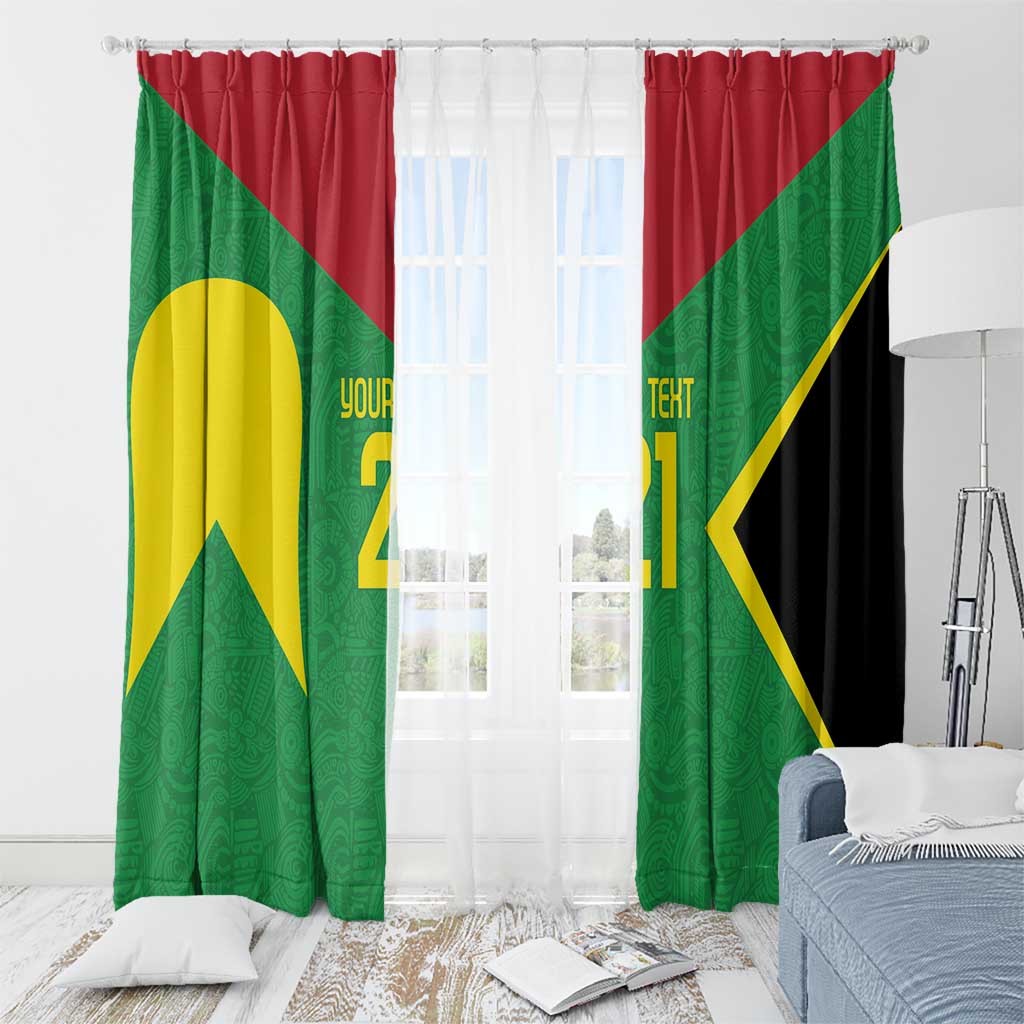 Golden Jaguars Fan Pride Custom Window Curtain Support Green Gold and Glory - Wonder Print Shop