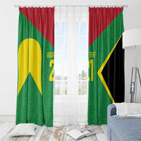 Golden Jaguars Fan Pride Custom Window Curtain Support Green Gold and Glory - Wonder Print Shop