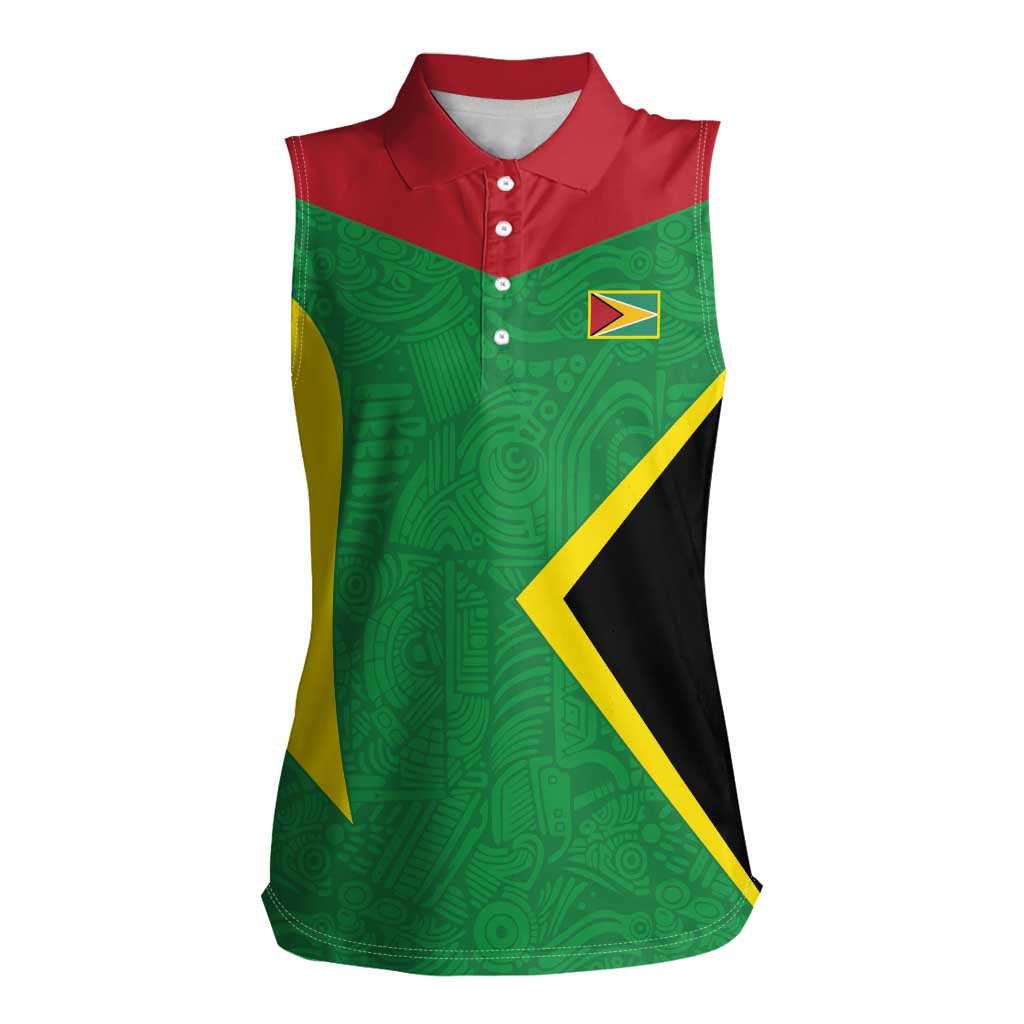 Golden Jaguars Fan Pride Custom Women Sleeveless Polo Shirt Support Green Gold and Glory - Wonder Print Shop