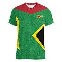 Golden Jaguars Fan Pride Custom Women V-Neck T-Shirt Support Green Gold and Glory - Wonder Print Shop