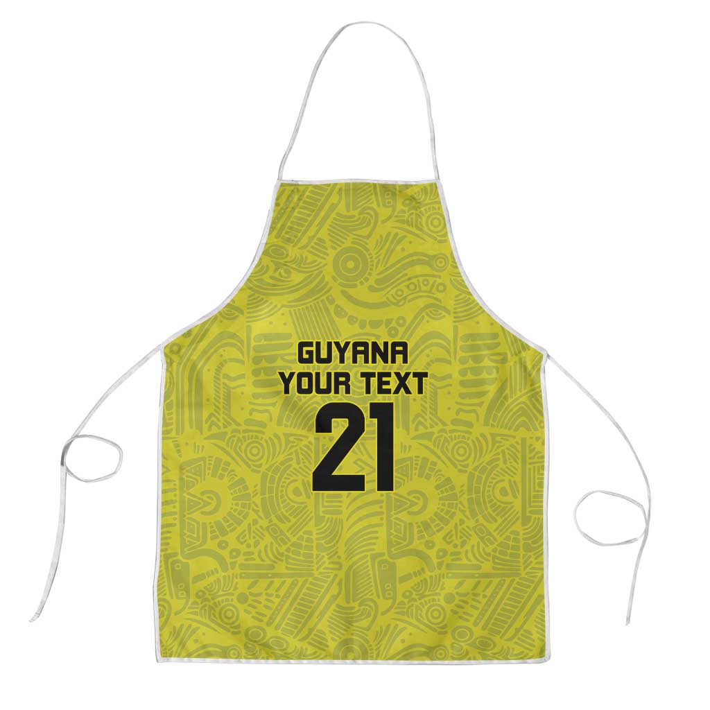 Golden Jaguars Football Custom Apron Proud of Guyana - Wonder Print Shop